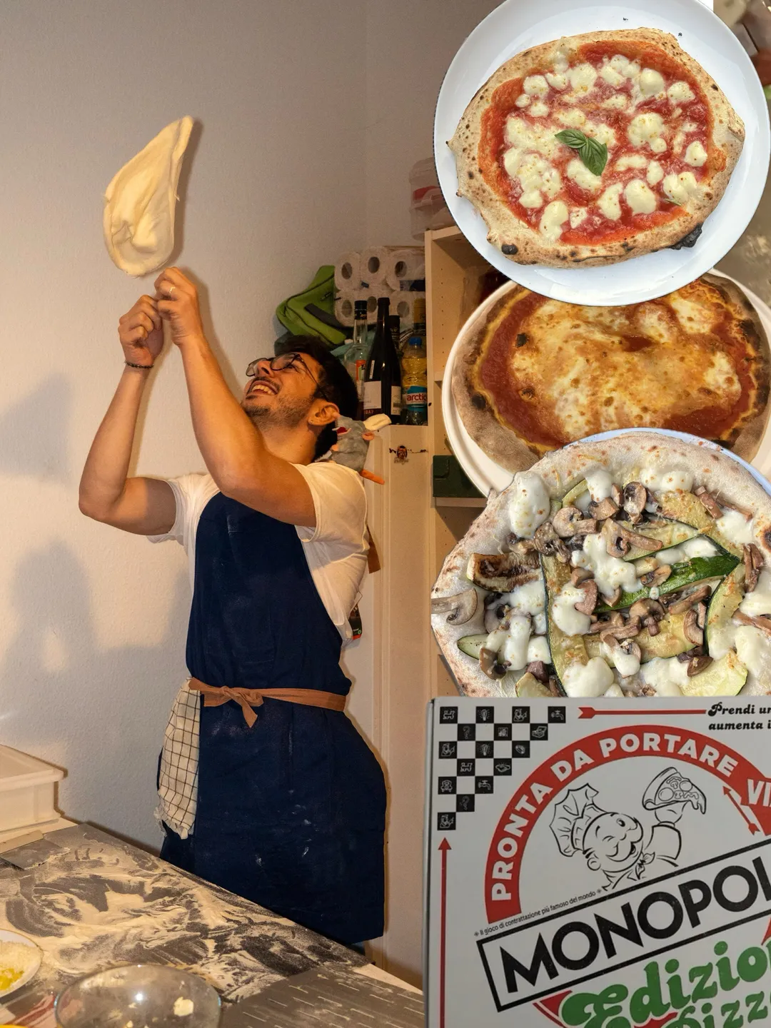 Pizza dump home made and bought 🍕☺️ (3/6)