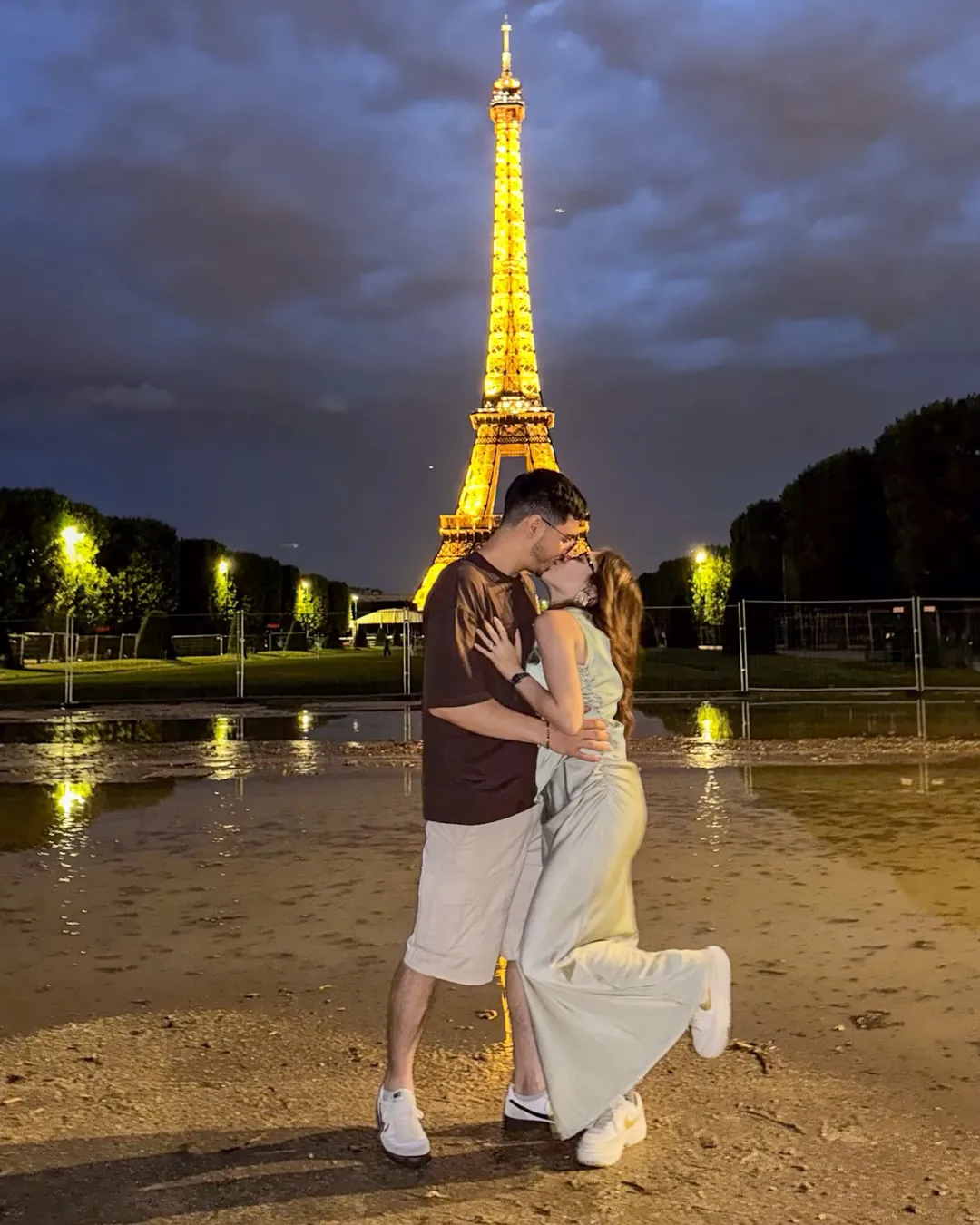 Paris, from the Louvre to the tower after dark 🗼 (8/9)